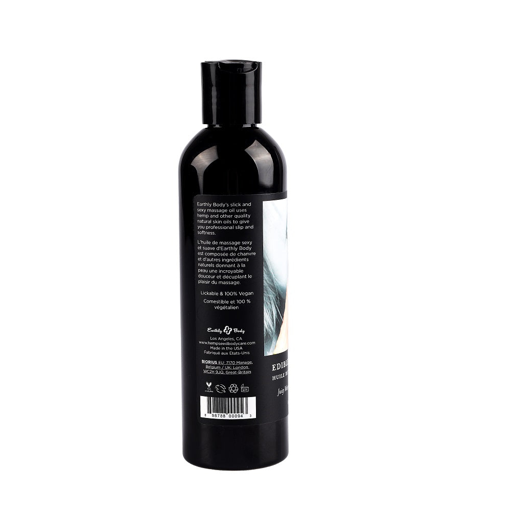 Edible Massage Oil Juicy Watermelon Flavored 237ml Bottle Secondary image