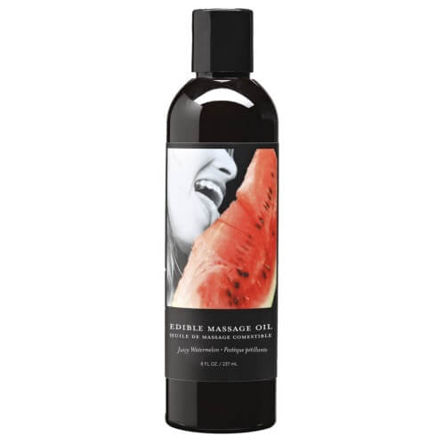 Edible Massage Oil Juicy Watermelon Flavored 237ml Bottle > Essentials > Massage Oil