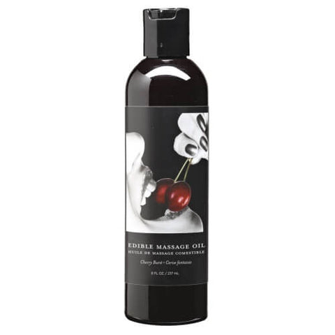 Edible Massage Oil Succulent Strawberry Flavored 237ml Bottle > Essentials > Massage Oil