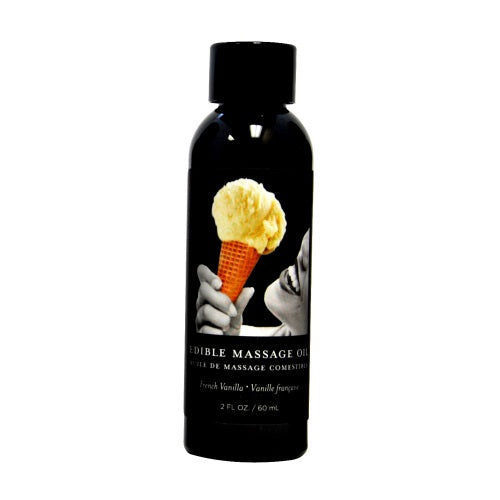 Edible Massage Oil French Vanilla Flavor 59ml Bottle Spa Quality > Essentials > Massage Oil