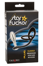 Star Fucker Teardrop Plug And Cockring – Silicone And Metal Dual Enhancer Plug And Cockring > Anal Range > Prostate Plugs