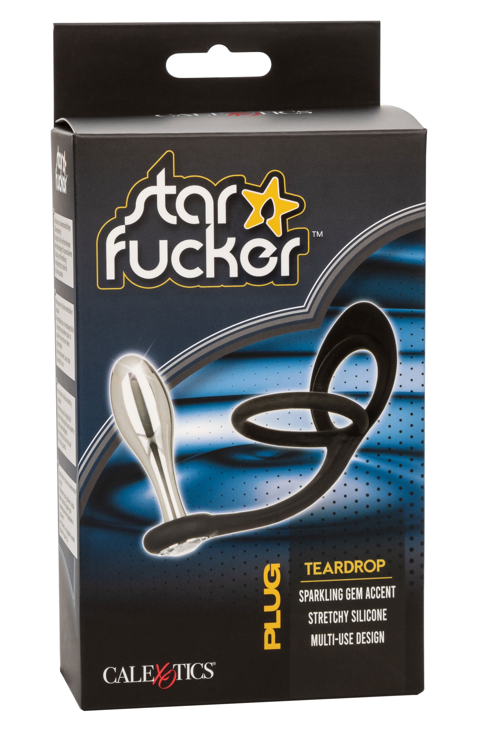 Star Fucker Teardrop Plug And Cockring – Silicone And Metal Dual Enhancer Plug And Cockring > Anal Range > Prostate Plugs