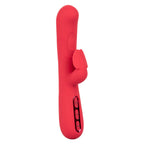 Throb Flutter Red Dual Stimulator Massager with 2x Thumping Action and 7 Vibration Functions, Silicone Waterproof Vibrator > Vibrators > Ladies > Rabbit