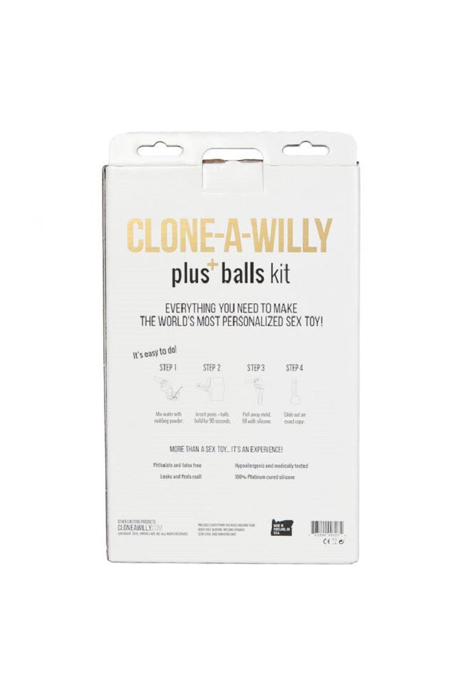 Clone-A-Willy Plus With Balls (Light Tone) > Dildos > Mould Your Own Kits