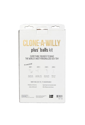 Clone a Willy Plus Balls Kit (Light Skin Tone) – Silicone Replica Mold Kit > Realistic Dildos and Vibes > Mould your own kits