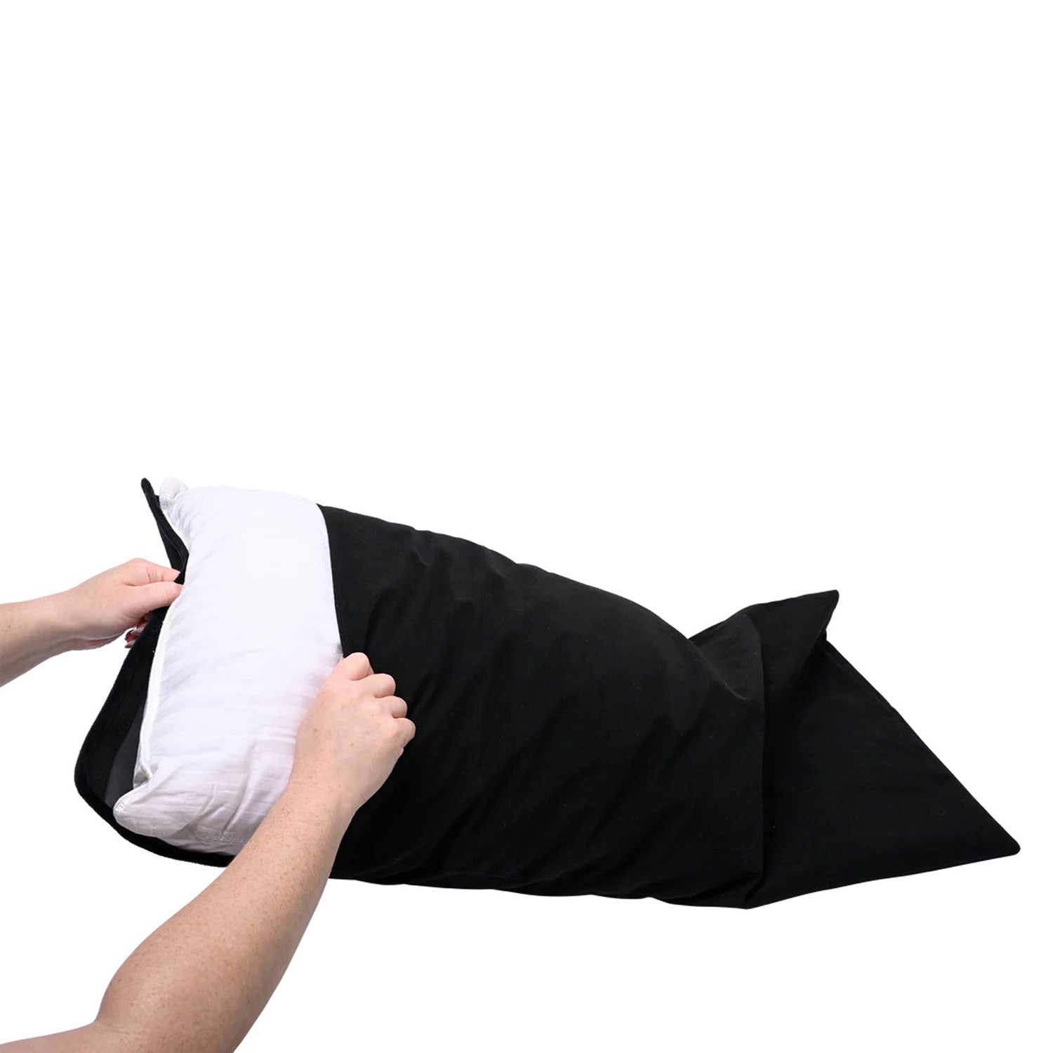 Pivot Pillow Protector Waterproof Durable Fabric Standard Size Pillow Cover Black > Bondage Gear > PVC Orgy Bedding