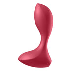 Satisfyer Backdoor Lover Red Silicone Anal Plug Vibrator 10 cm > Anal Range > Vibrating Butt Plugs