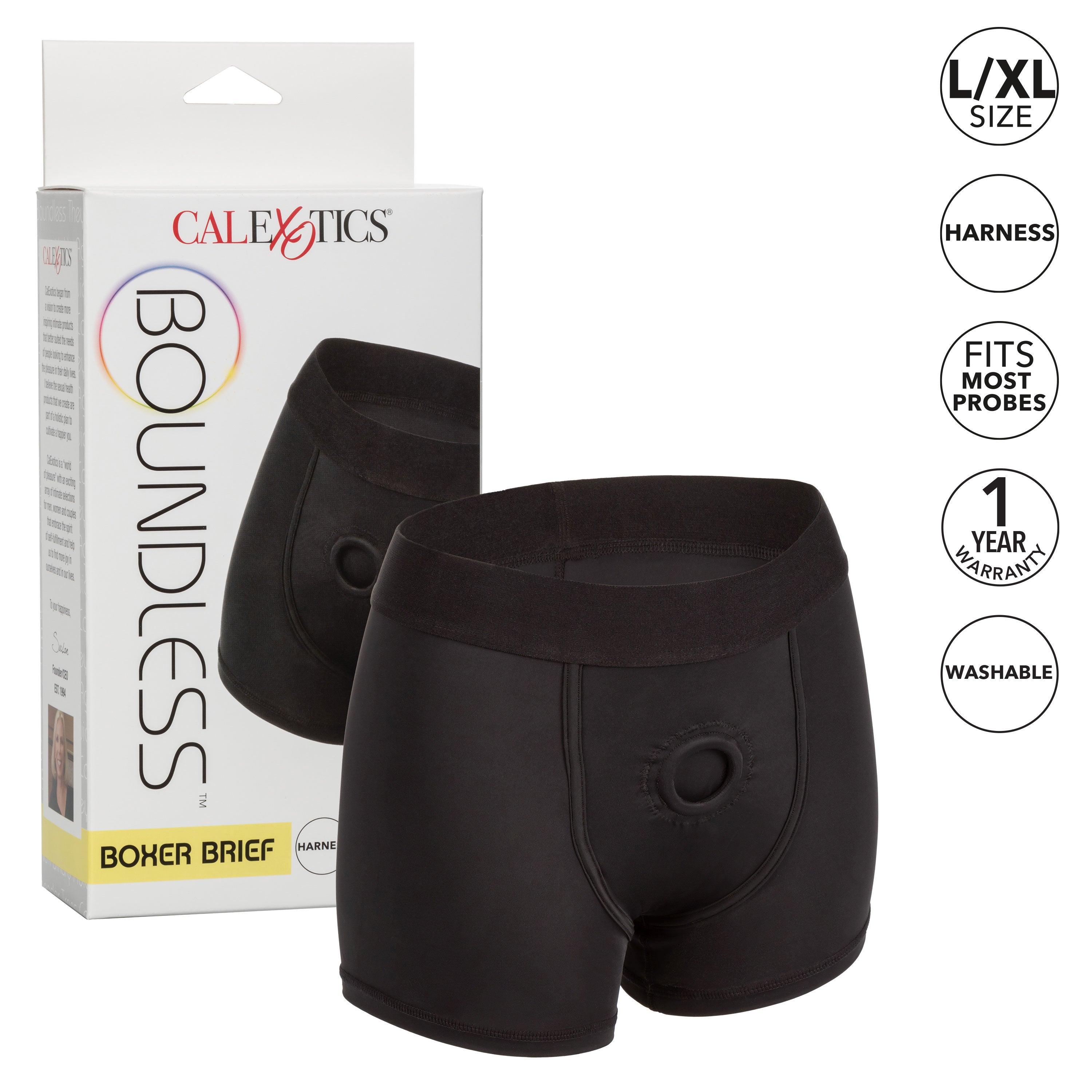 Boundless Boxer Brief Harness L XL Ultra Comfortable Support Mens Trunks
