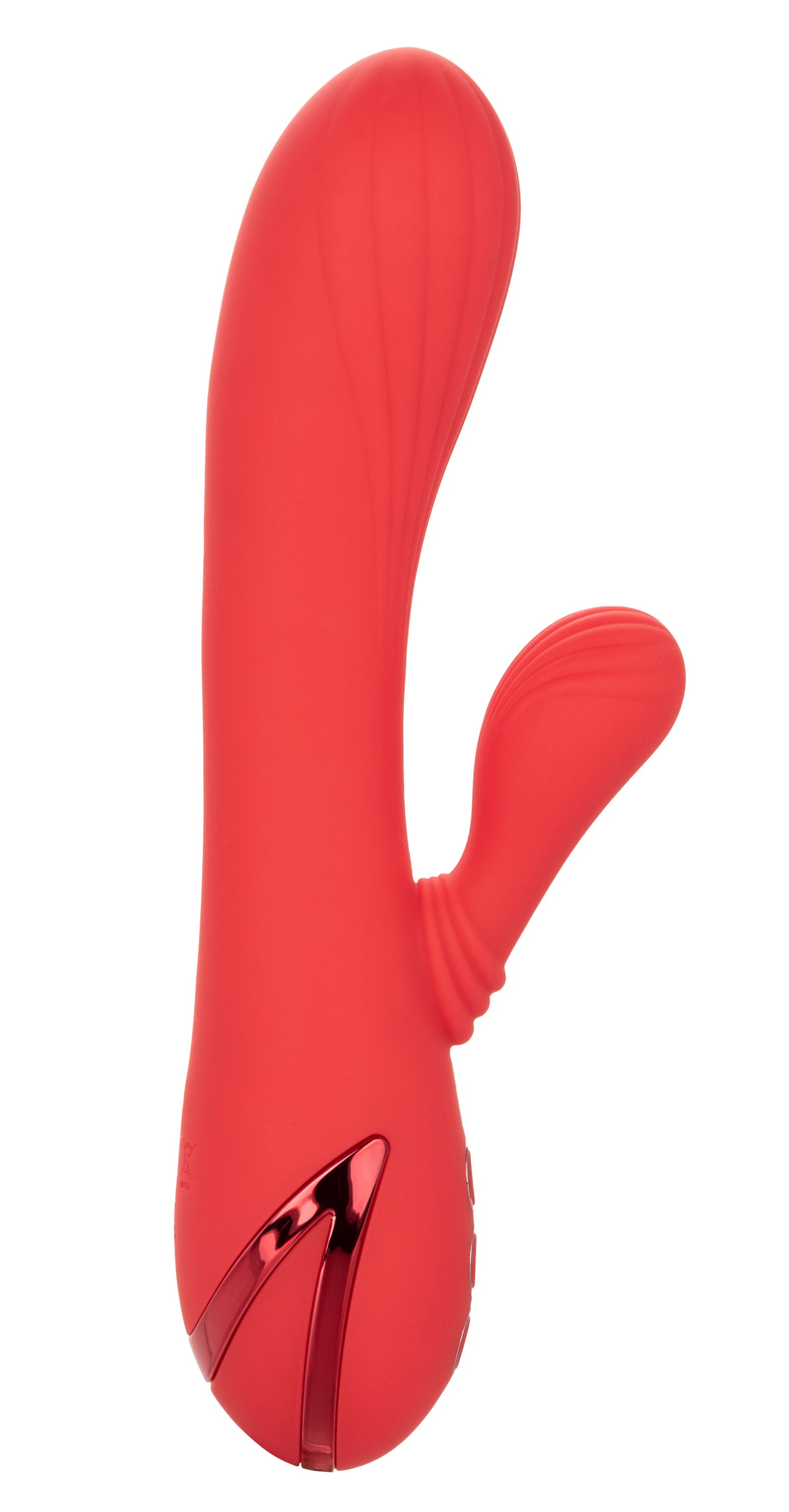 California Dreaming Palisades Passion Red Silicone Heated Massager with Swinging Teaser and Triple Motor Vibrations > Vibrators > Ladies > Rabbit