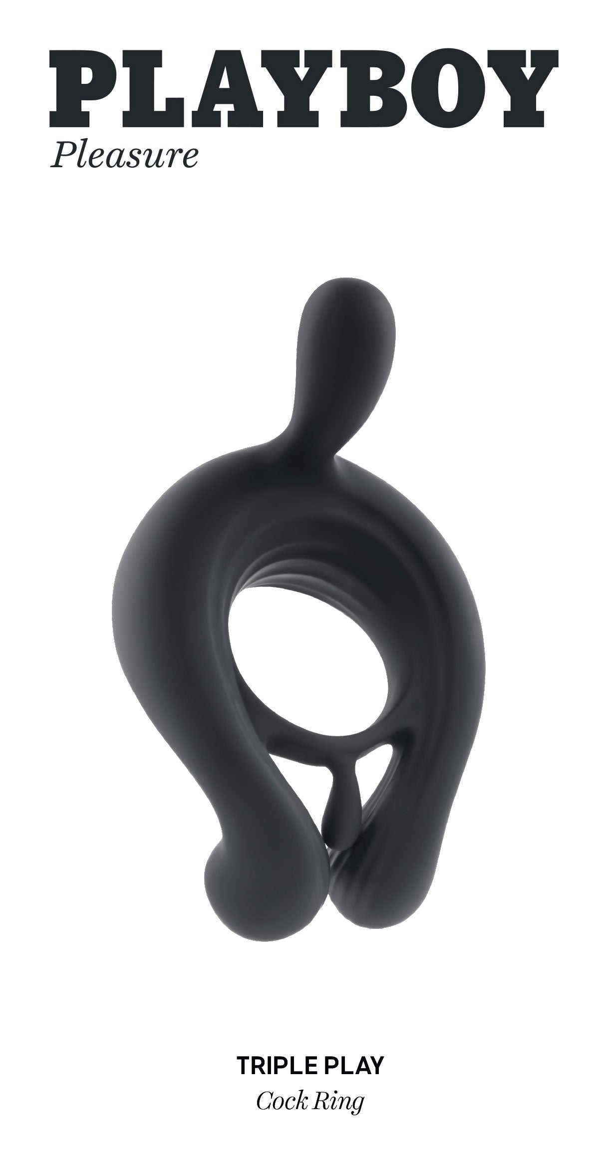 Playboy Pleasure Triple Play Vibrating Cock Ring > Cock Ring > Vibrating