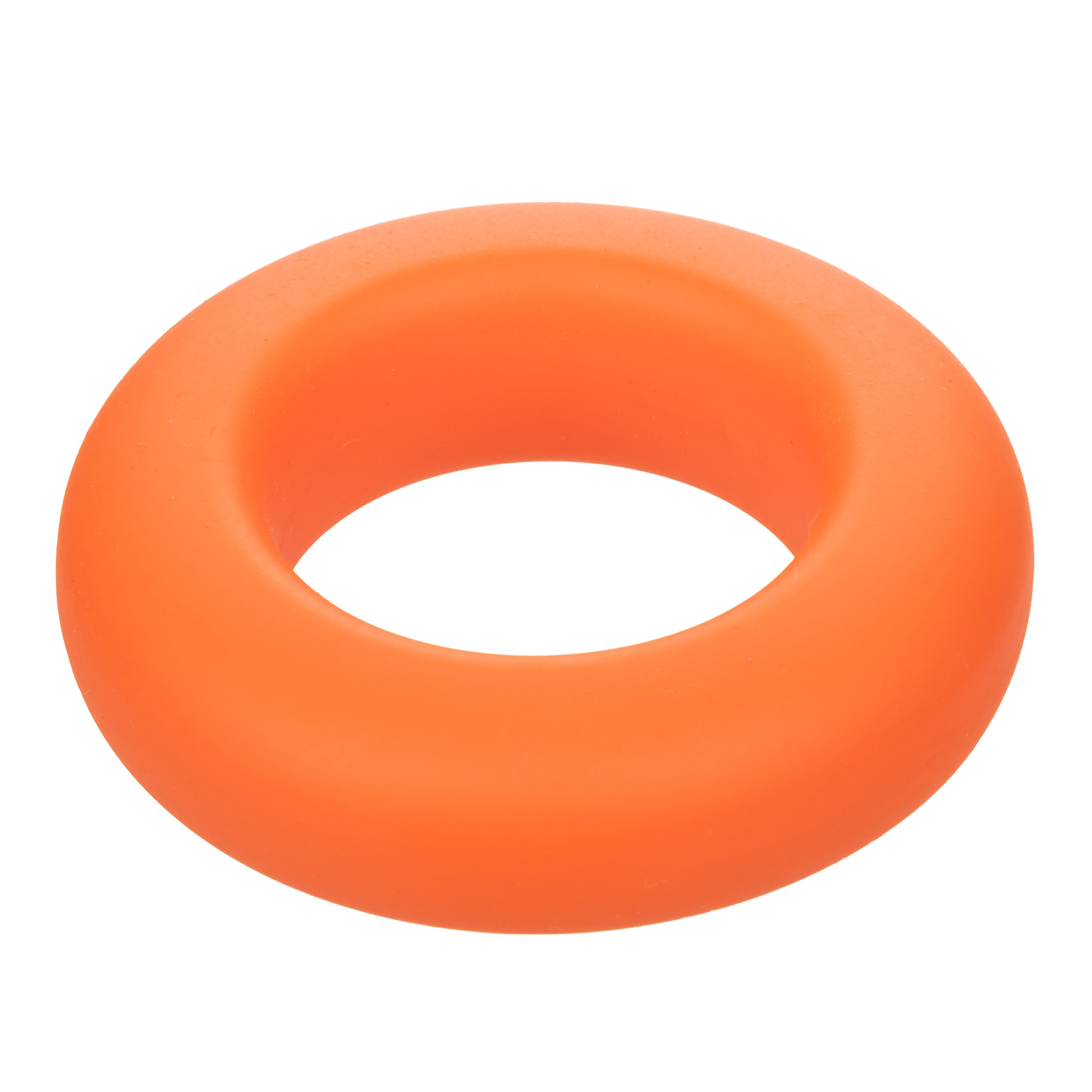 Alpha Liquid Silicone Prolong Large Ring Orange 1.25 Inch Diameter Stretchy Comfortable Durable > Cock Ring > Single
