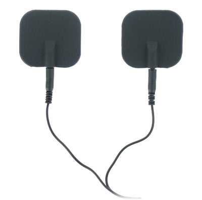 Zeus Deluxe Black Electro Pads Pack of Two E-STIM TOYS
