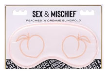 Sex and Mischief Peaches and Cream Blindfold Peach Eyemask > Novelties > Gag Gifts