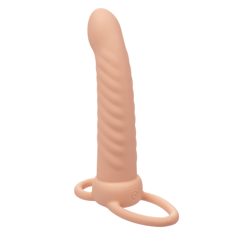 Performance Maxx Ribbed Dual Penetrator Liquid Silicone Waterproof Vibrating Probe > Dildos > Neutral Dildos