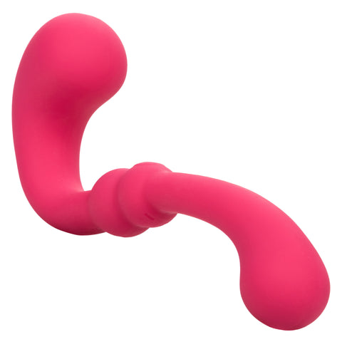 Pretty Little Wands Curvy Slim Pink Silicone Massager with 10 Speeds > Vibrators > Standard Vibrators