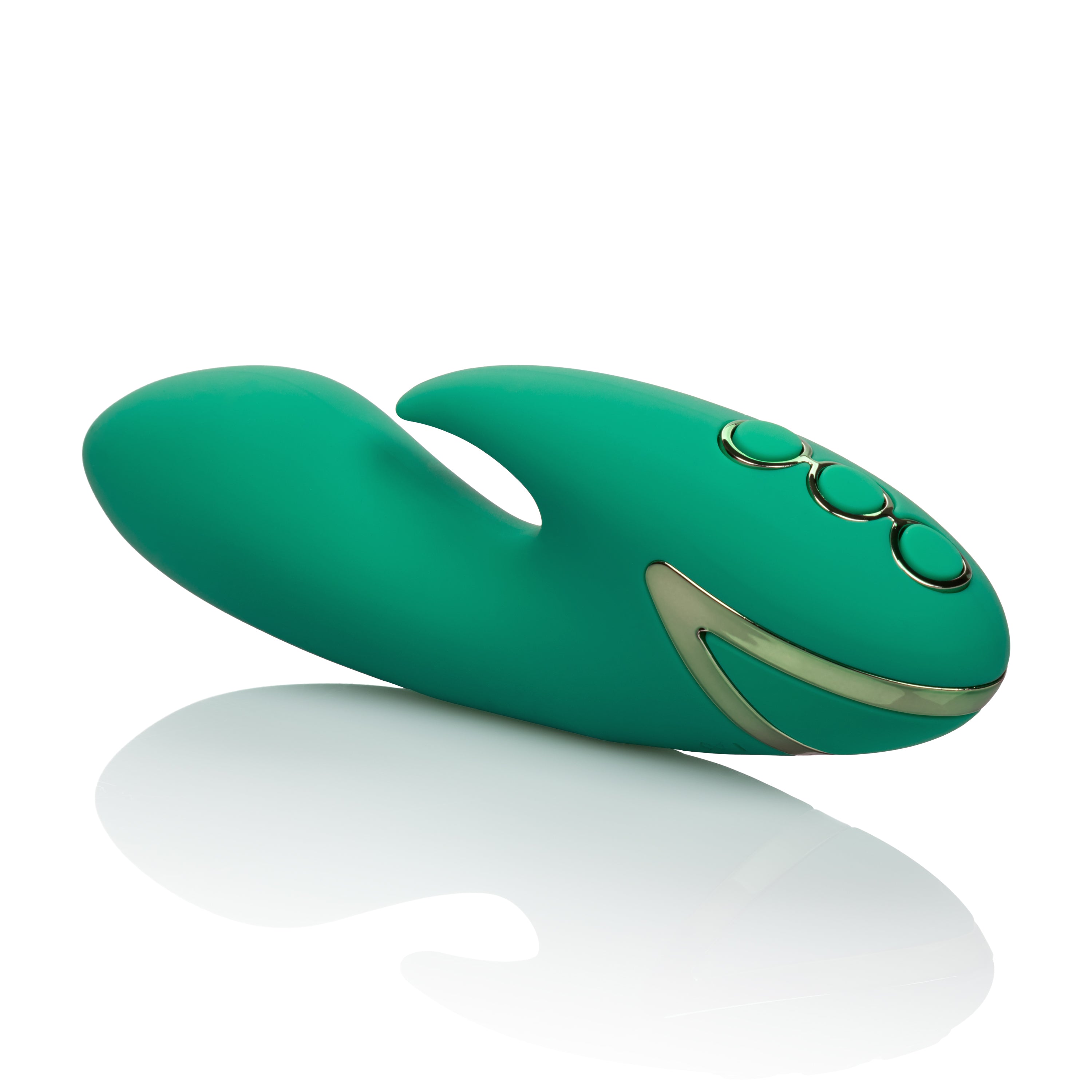 California Dreaming Sierra Sensation Flexible Teaser in Green with 10 Vibration Modes and Silicone Body > Vibrators > Ladies > Rabbit