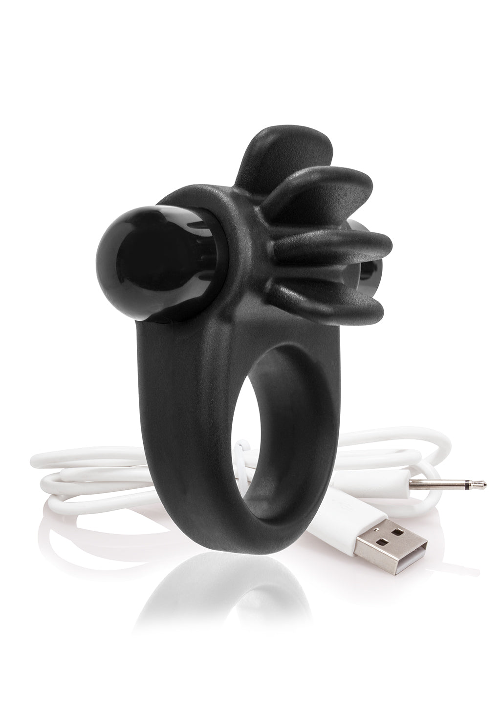 Skooch Charged Rechargeable Vibrating Cock Ring with Textured Silicone Stimulation > Sex Toys > Couples Toys