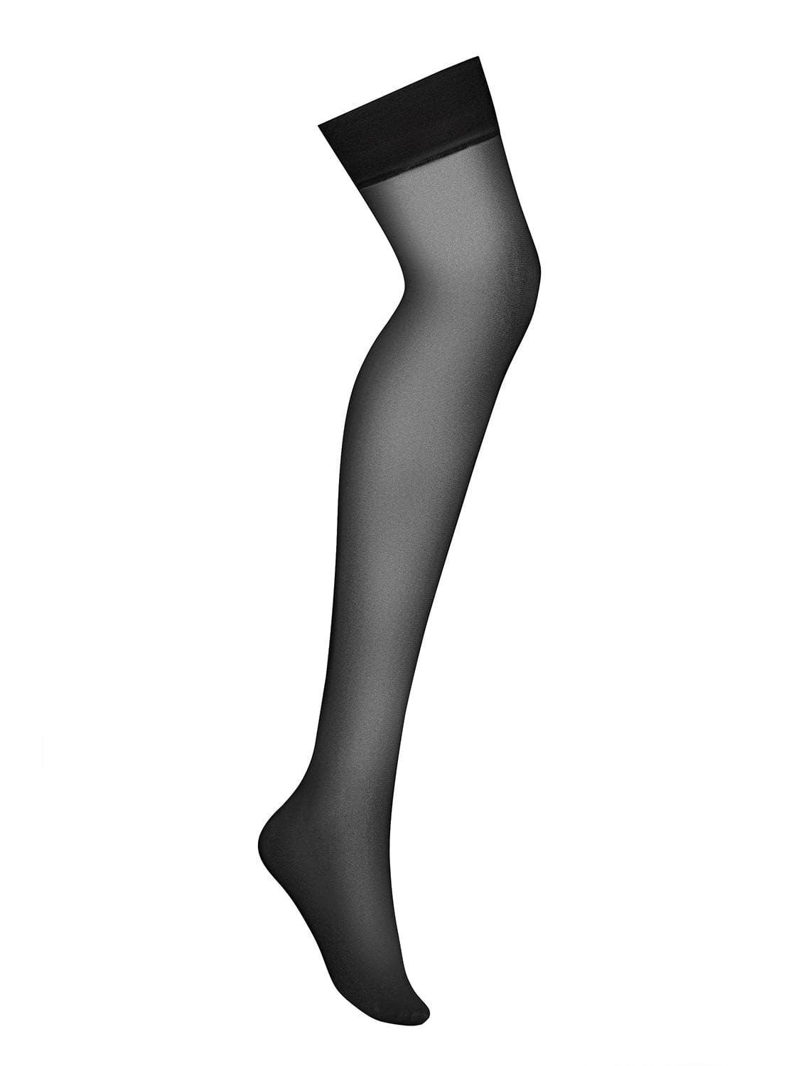 Obsessive Lingerie Black / Large/Extra Large S800 Sheer Stockings Black 5901688205440