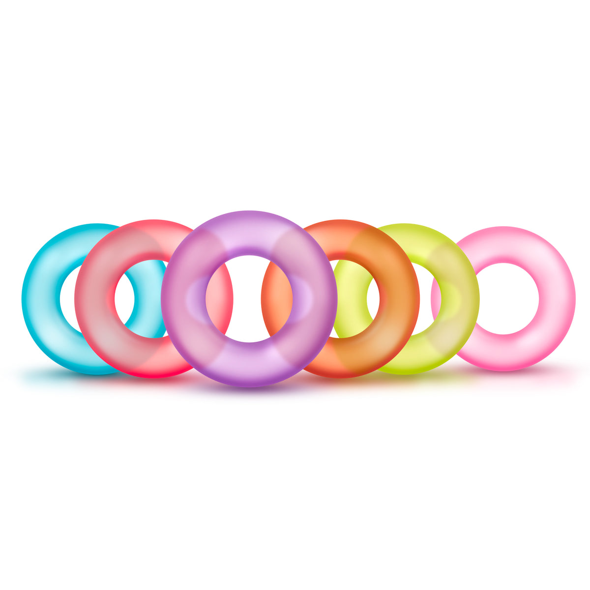 King of the Ring Coloured Cock Rings Set of 6 > Cock Ring > Sets