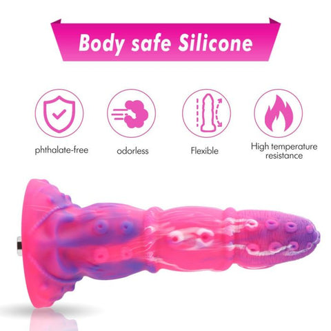 HiSmith - 8.59" Silicone Tentacle Dildo (KlicLok) Sex Machine Attachments