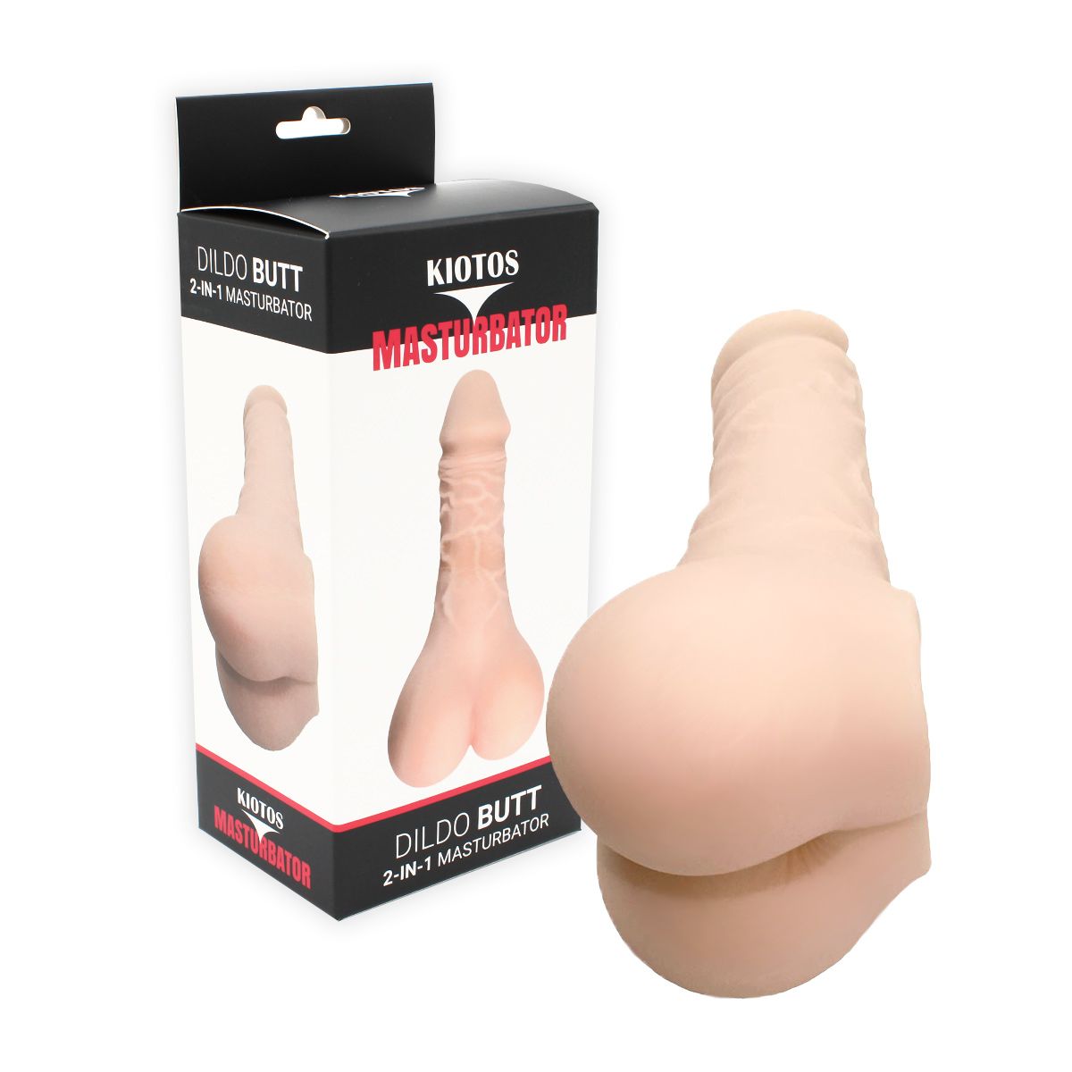 Kiotos Dildo Butt Masturbator – 2-in-1 Slim Male Masturbator > Sex Toys For Men > Masturbators > Manual