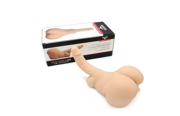 Kiotos 2-in-1 Masturbator and Dildo – Realistic TPE Toy > Sex Toys For Men > Masturbators > Manual