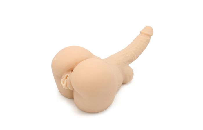 Kiotos 2-in-1 Masturbator and Dildo – Realistic TPE Toy > Sex Toys For Men > Masturbators > Manual