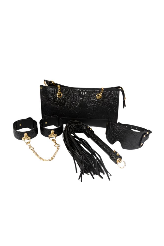 Ouch! Rome Collection Kit with Black Iridescent Hardware Bag > Bondage Gear > Bondage Kits