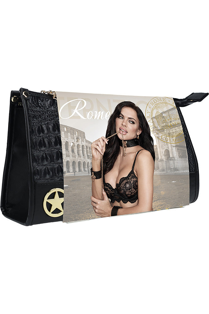 Ouch! Rome Collection Kit with Black Iridescent Hardware Bag > Bondage Gear > Bondage Kits