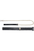 Ouch Rome Collection Iridescent PU Leather Collar and Leash > Bondage Gear > Collars & Leashes