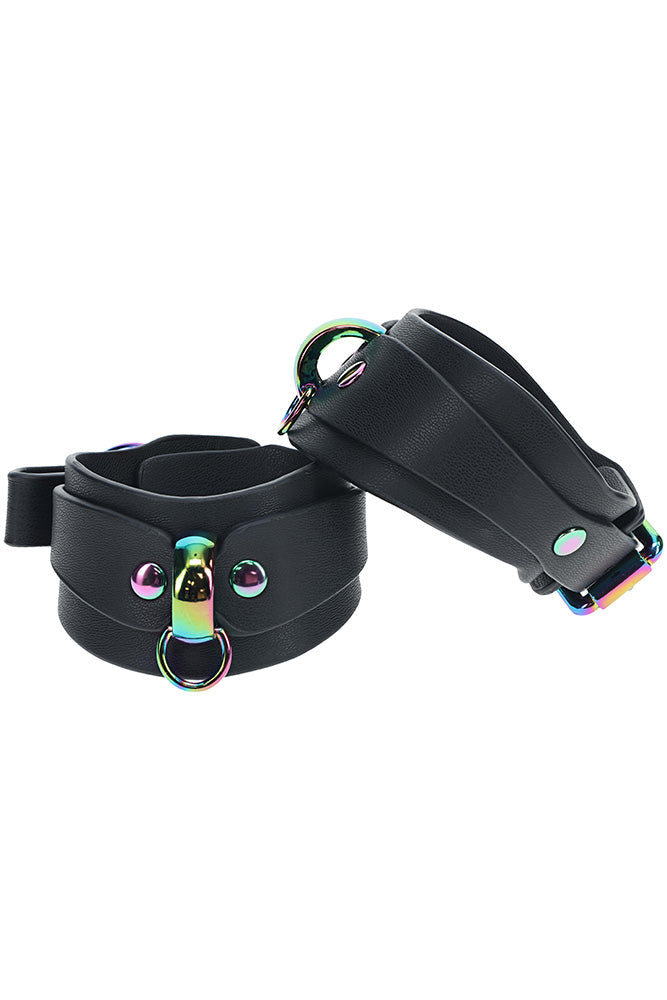 Ouch Venice Collection Handcuffs with Iridescent Finish Secondary image