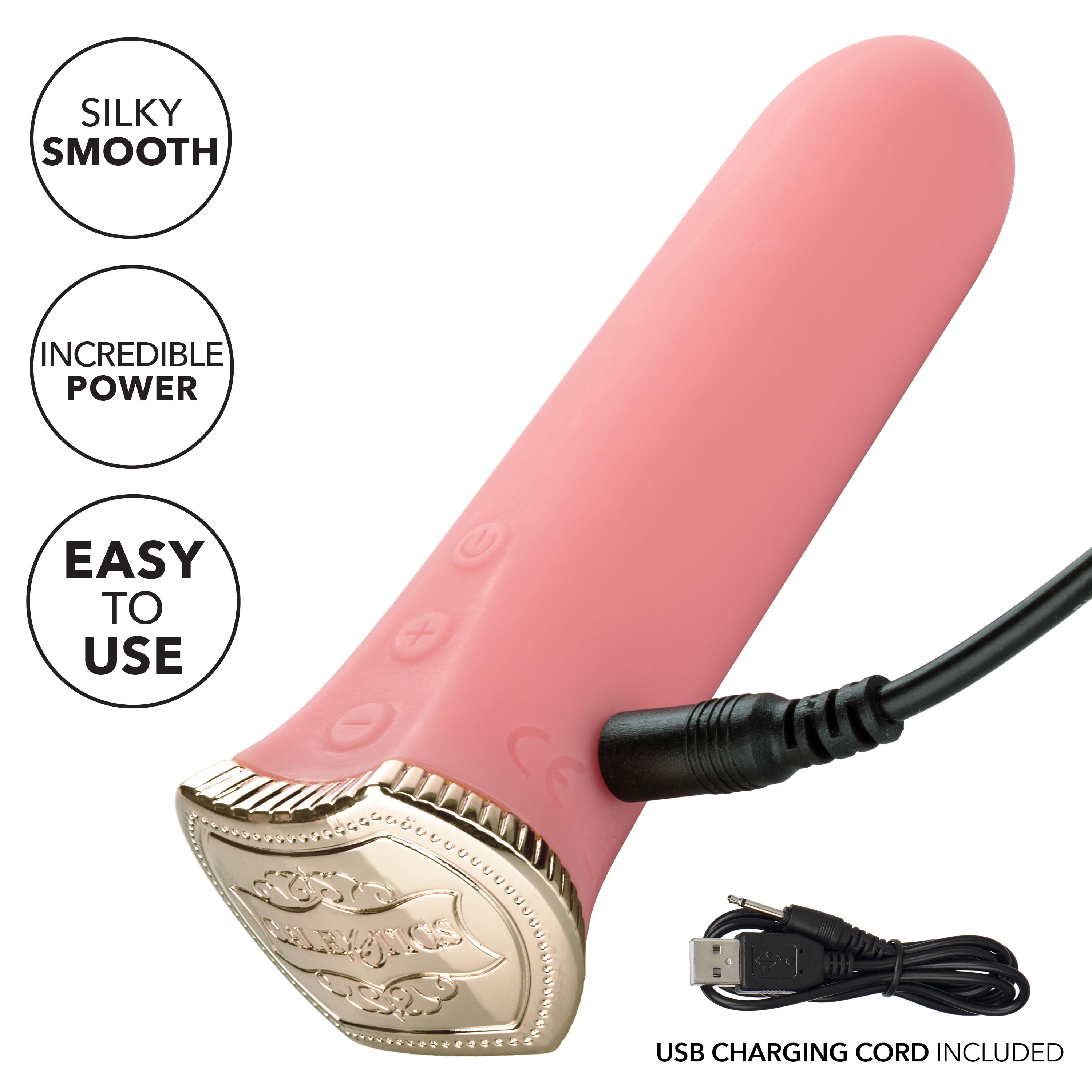 Uncorked Rosé Mini Silicone Vibrator 3 Inch Pink Massager with 10 Speeds > Vibrators > Standard Vibrators