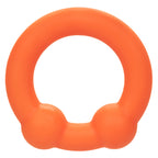 Alpha Liquid Silicone Dual Ball Ring Orange Ultra Stretchy Enhancer Ring > Cock Ring > Single