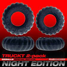 OxBalls Adult Toys Black / One Size OxBalls Truckt cockrings Night Edition 840215121837