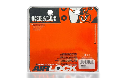 Airlock Air-Lite Vented Chastity Clear Ice for Maximum Comfort Cockrings