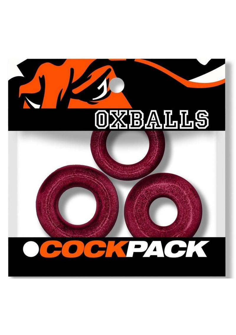 Oxballs Cockpack (Cherry Lips) – Multi-Design 3-Pack Cock Rings Secondary image