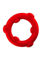 Oxballs Spinner (Red) – Mega-Stretch Silicone Cock Ring > Cock Ring > Single