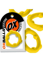 Oxballs Spinner (Yellow) – Silicone Mega-Stretch Cock Ring > Cock Ring > Single
