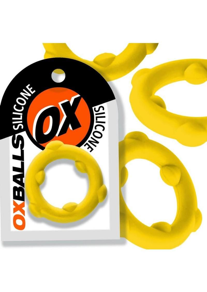 Oxballs Spinner (Yellow) – Silicone Mega-Stretch Cock Ring > Cock Ring > Single