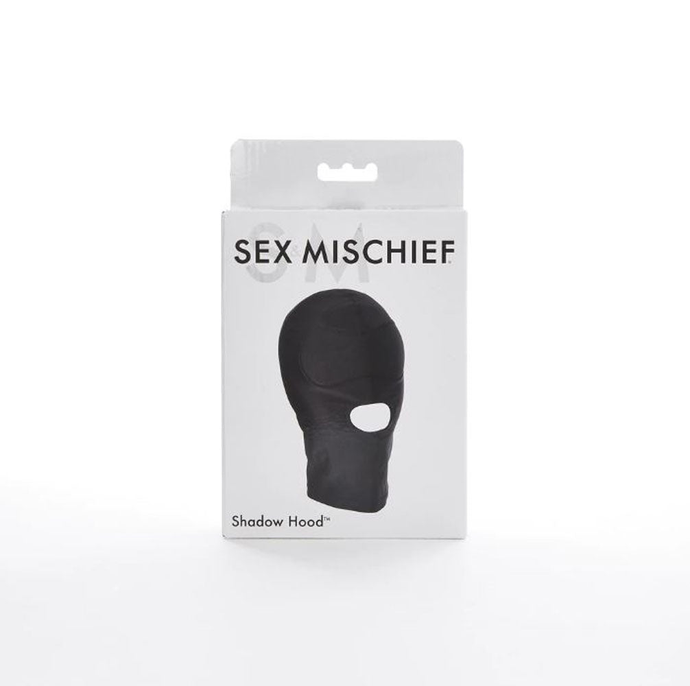 Sex & Mischief Shadow Hood with Mouth Opening – Adjustable Blindfold Mask Secondary image
