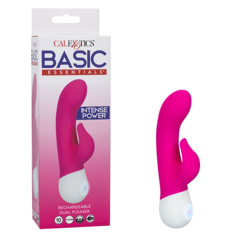 Basic Essentials Dual Pleaser Vibrator Pink Edition Vibrators - G Spot