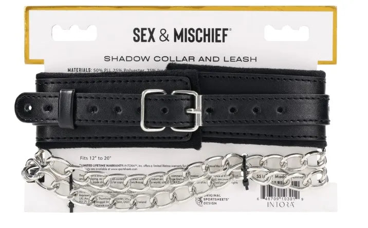 Shadow Collar and Leash – Faux Leather Collar and Leash Set > Bondage Gear > Collars & Leashes