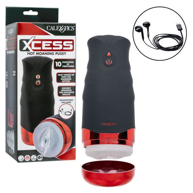 Xcess Hot Moaning Pussy – Hygienic Cleansing System Black > Sex Toys For Men > Masturbators > Vibrating