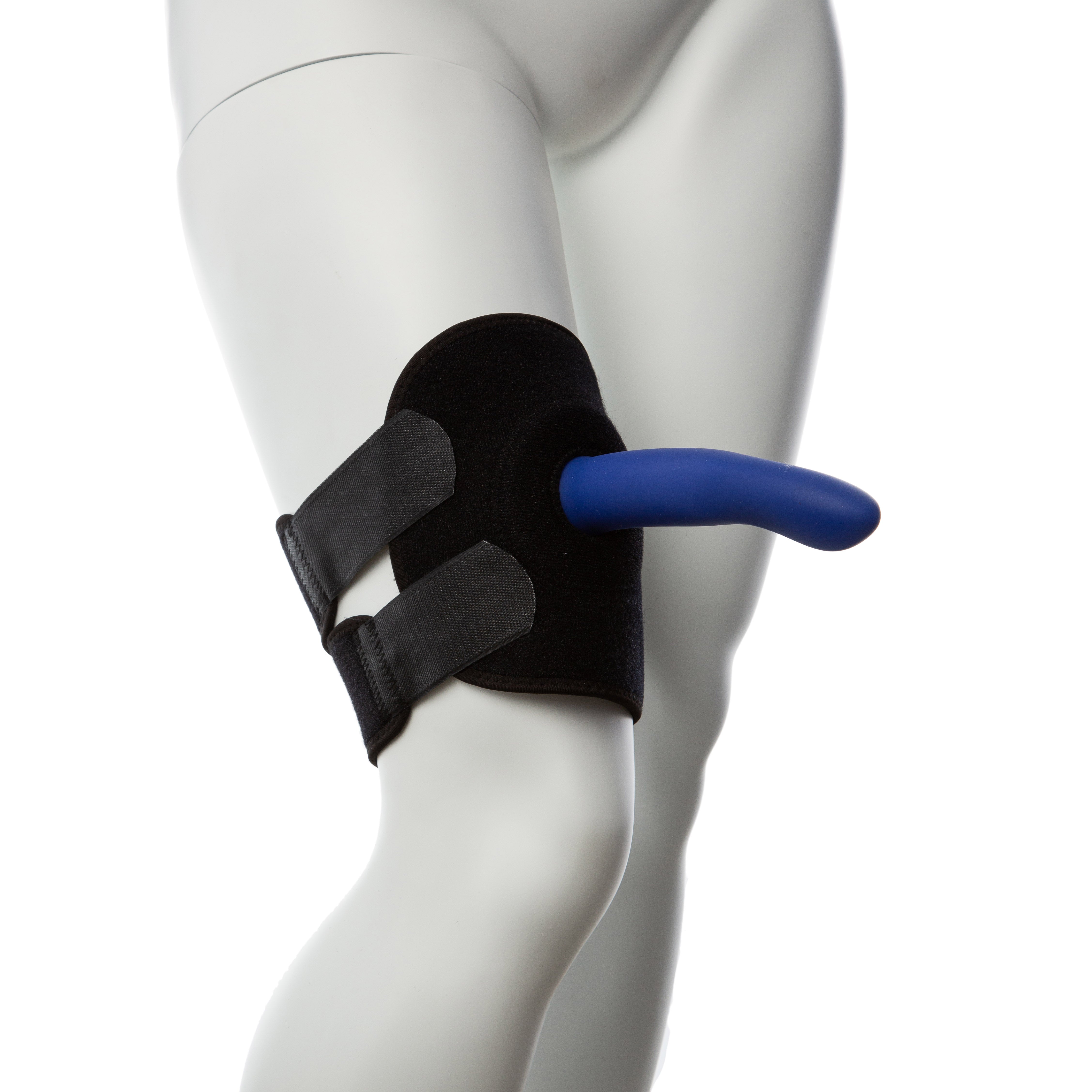 Gender Fluid Thigh Rider Strap-On Harness S-L Black Harnesses & Strap-Ons