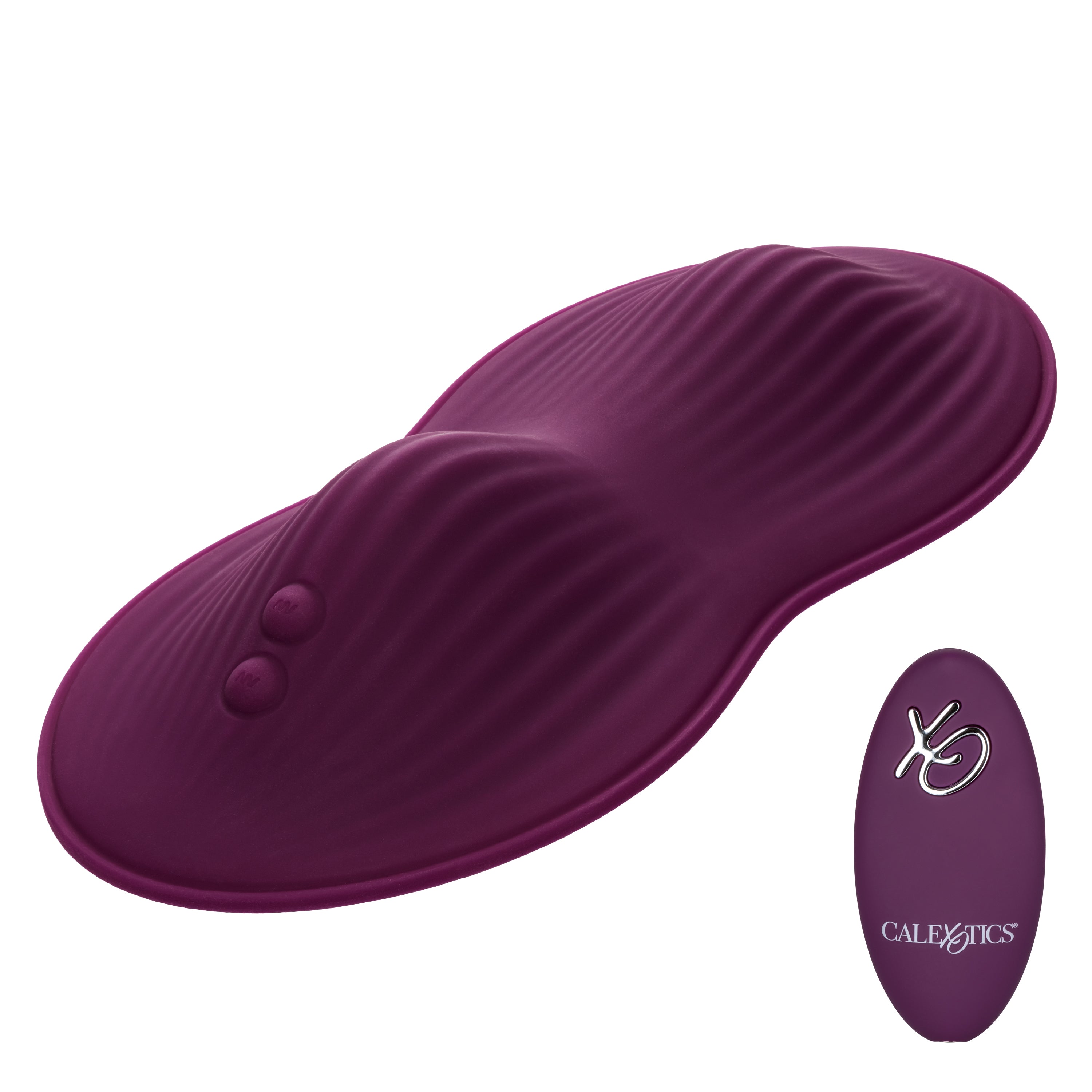 CalExotics Lust Remote Control Dual Rider (Purple) – Waterproof Silicone Massager with Dual Motors > Vibrators > Vibrating Pads Main image