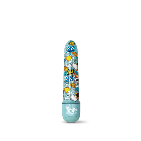 Prints Charming Pop Tease 5 Inch Mini Vibe Wham Blue > Vibrators > Mini Vibrators