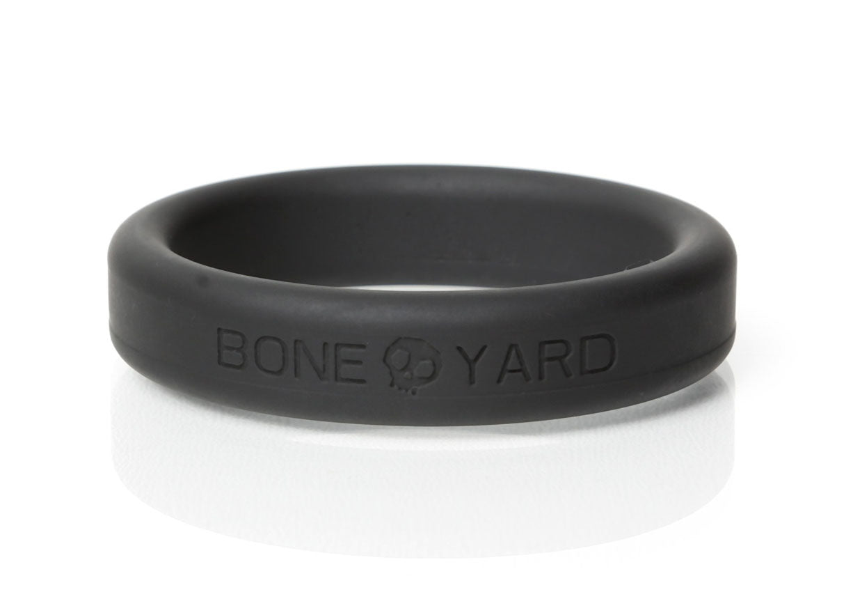 Boneyard Silicone Ring 45mm in Black - Comfortable and Durable COCK RINGS