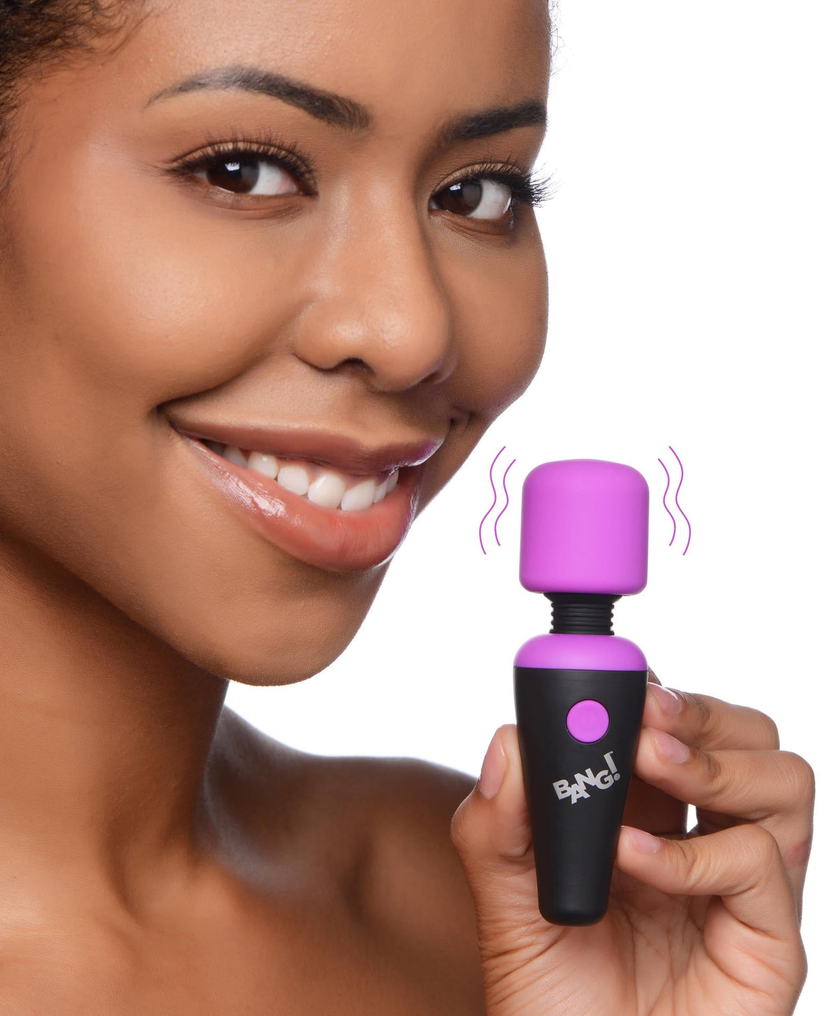 Bang 10X Vibrating Mini Silicone Wand with Flexible Neck – Rechargeable Travel Wand > Sex Toys > Mini Massagers