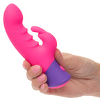 Rave Bunny Pink Silicone Dual-Action Massager with 10 Speeds Waterproof IPX7 > Vibrators > Ladies > Rabbit
