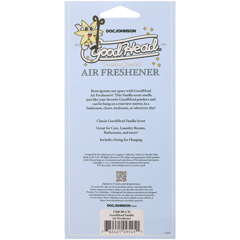 Goodhead Vanilla Scented Air Freshener for Cozy Atmosphere Party Supplies